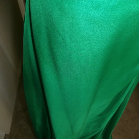 Green Mac Duggal Pageant Prom Gown - Size 14 Large - Picture 4 of 11